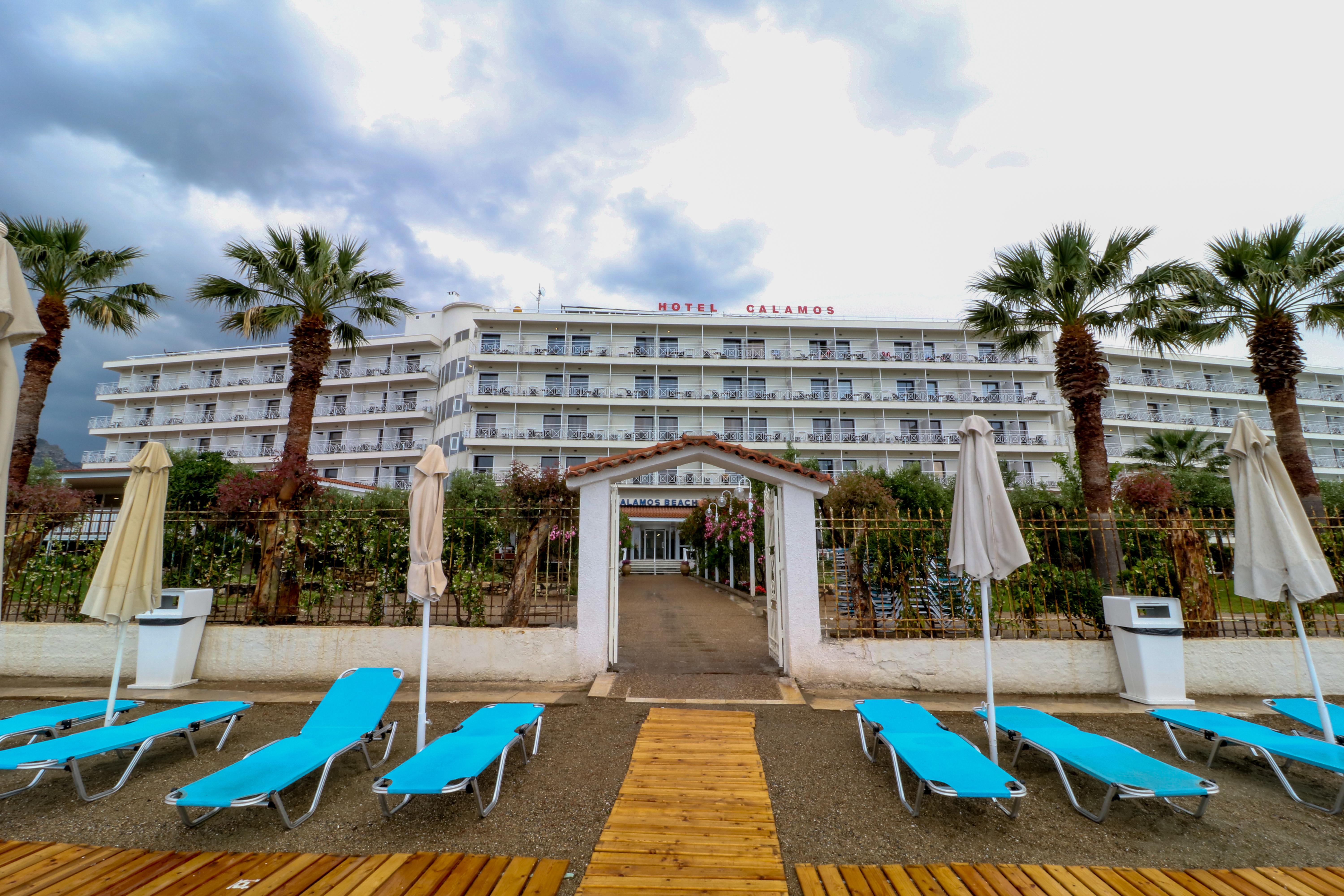 Calamos Beach Family Club Kálamos Buitenkant foto